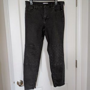 Madewell High Rise Moto Skinny Jeans